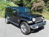 Black Jeep Wrangler Unlimited in 2021