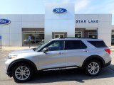 2020 Iconic Silver Metallic Ford Explorer XLT 4WD #139788715