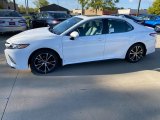Super White Toyota Camry in 2020