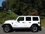 2021 Bright White Jeep Wrangler Unlimited Sahara 4x4 #139801918