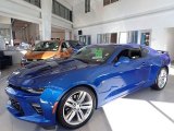 2016 Hyper Blue Metallic Chevrolet Camaro SS Coupe #139802025