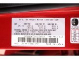 2015 MAZDA3 Color Code for Soul Red Metallic - Color Code: 41V