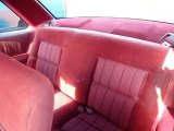 1993 Chevrolet Lumina Euro Coupe Rear Seat