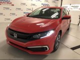 2020 Rallye Red Honda Civic LX Sedan #139848509