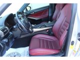 2016 Lexus IS 200t F Sport Rioja Red Interior