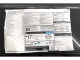 2020 BMW M8 Coupe Window Sticker