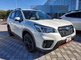 2020 Crystal White Pearl Subaru Forester 2.5i Sport #139878723