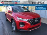 2020 Calypso Red Hyundai Santa Fe Limited AWD #139878782