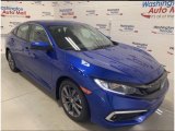 2020 Aegean Blue Metallic Honda Civic LX Sedan #139899667