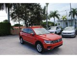 2018 Habanero Orange Metallic Volkswagen Tiguan SE #139899646