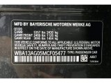 2021 5 Series Color Code for Dark Graphite Metallic - Color Code: A90