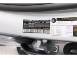 2021 E Color Code for Cirrus Silver Metallic - Color Code: 922