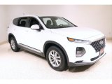 2019 Quartz White Hyundai Santa Fe SE AWD #139927186