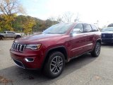 2021 Velvet Red Pearl Jeep Grand Cherokee Limited 4x4 #139936188
