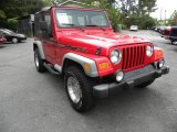 2000 Flame Red Jeep Wrangler Sport 4x4 #13941572