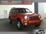 2004 Flame Red Jeep Liberty Limited #13896520