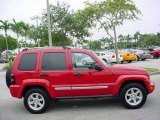 2005 Flame Red Jeep Liberty Limited #13883559