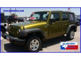 2007 Rescue Green Metallic Jeep Wrangler Unlimited X 4x4 #13944233