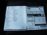 2017 Mitsubishi Outlander ES AWC Window Sticker