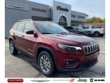 2021 Velvet Red Pearl Jeep Cherokee Latitude Lux 4x4 #139955256