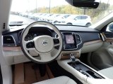 2021 Volvo XC90 T6 AWD Momentum Blonde/Charcoal Interior