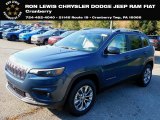 2021 Slate Blue Pearl Jeep Cherokee Latitude Lux 4x4 #139955125