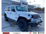 2021 Bright White Jeep Wrangler Unlimited Sahara 4x4 #139955270