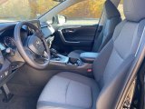 2021 Toyota RAV4 XLE AWD Hybrid Black Interior