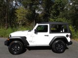 2021 Bright White Jeep Wrangler Sport 4x4 #139969715