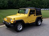 2006 Solar Yellow Jeep Wrangler Sport 4x4 #13896539