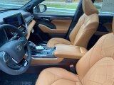 2021 Toyota Highlander Hybrid Platinum AWD Glazed Caramel Interior