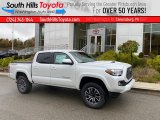 2021 Wind Chill Pearl Toyota Tacoma TRD Sport Double Cab 4x4 #140016798