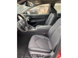 2021 Toyota Camry XLE Hybrid Black Interior