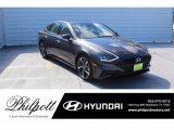 2021 Portofino Gray Hyundai Sonata SEL Plus #140028087