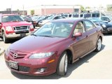 2006 Dark Cherry Metallic Mazda MAZDA6 s Sedan #13876981