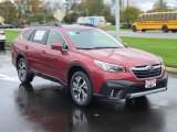 Crimson Red Pearl Subaru Outback in 2021