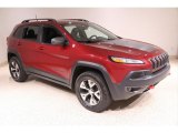 2017 Deep Cherry Red Crystal Pearl Jeep Cherokee Trailhawk 4x4 #140039676