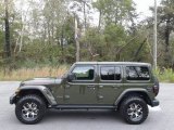 2021 Sarge Green Jeep Wrangler Unlimited Rubicon 4x4 #140064221