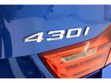 2017 BMW 4 Series 430i Convertible Marks and Logos
