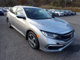 2020 Honda Civic LX Sedan Front 3/4 View