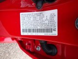 2020 Civic Color Code for Rallye Red - Color Code: R513