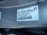 2021 Odyssey Color Code for Lunar Silver Metallic - Color Code: NH830M