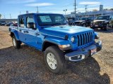 2021 Hydro Blue Pearl Jeep Gladiator Sport 4x4 #140105430