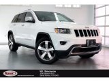 2015 Bright White Jeep Grand Cherokee Limited #140105501