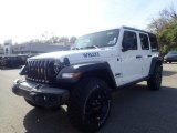 2021 Bright White Jeep Wrangler Unlimited Willys 4x4 #140105588