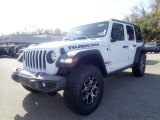 2021 Bright White Jeep Wrangler Unlimited Rubicon 4x4 #140105586
