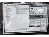 2021 Mercedes-Benz GLA 250 Window Sticker