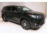 2018 Midnight Black Metallic Toyota Highlander SE AWD #140122747