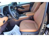 2021 Toyota Highlander Hybrid Platinum Glazed Caramel Interior