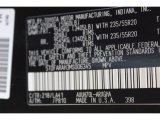 2021 Highlander Color Code for Midnight Black Metallic - Color Code: 218